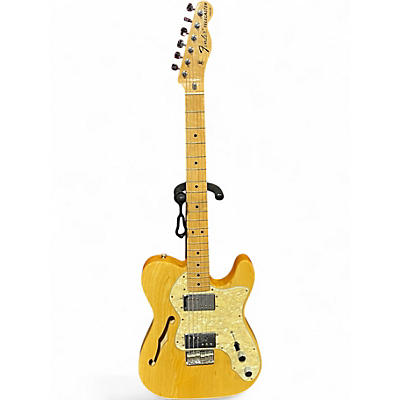 Used Fender 1972 Reissue Thinline Telecaster Natural Hollow Body Electric Guitar