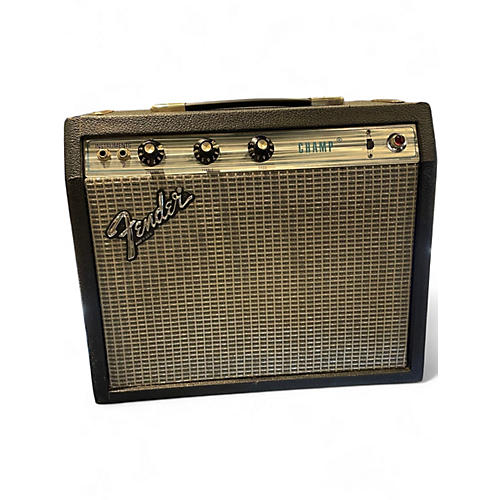 Used Fender 1980 fender champ silver panel Tube Guitar Combo Amp