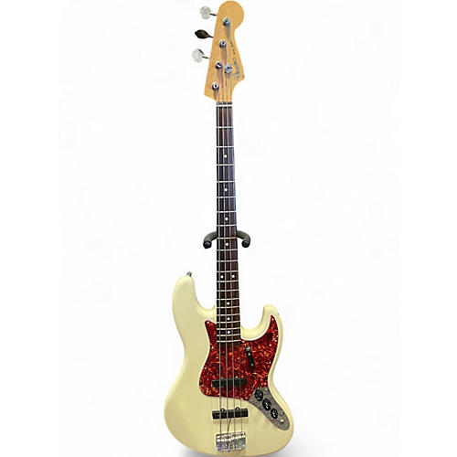 Used Fender 1980s Jazz Bass Antique Ivory Electric Bass Guitar Antique Ivory