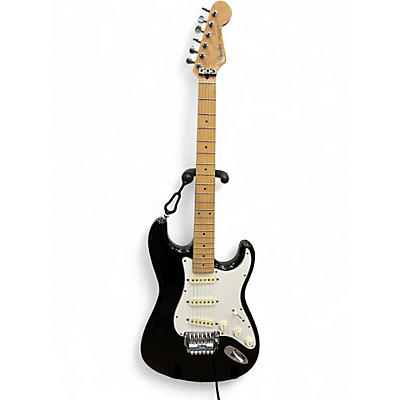 Used Fender 1985 MIJ Stratocaster Black Solid Body Electric Guitar