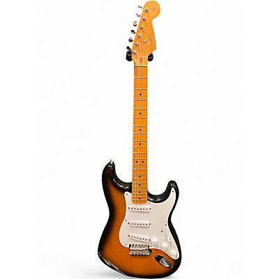 Used Fender 1993 AVRI 57 Reissue  2 Tone Sunburst Solid Body Electric Guitar