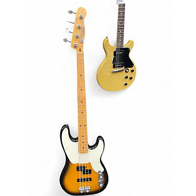 Used Fender 1995 Custom Shop P Bass 2 Tone Sunburst Electric Bass Guitar