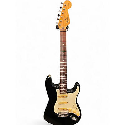 Used Fender 1995 Standard Stratocaster MIM Black Solid Body Electric Guitar