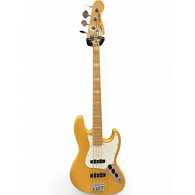 Used Fender 1998 75 Reissue MIJ Jazz Bass Natural Electric Bass Guitar