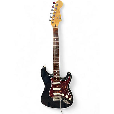 Used Fender 2001 Standard Stratocaster Black Solid Body Electric Guitar