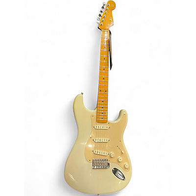 Used Fender 2006 Eric Johnson Stratocaster White Blonde Solid Body Electric Guitar