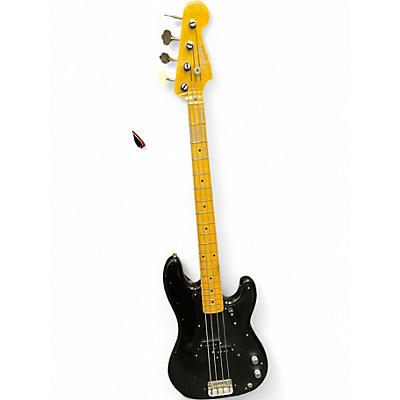 Used Fender 2018 LTD 58 PBASS JRN - ABLK Black Electric Bass Guitar