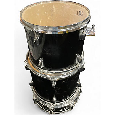 Used Fender 5 Piece STARCASTER DRUM SET Black Drum Kit