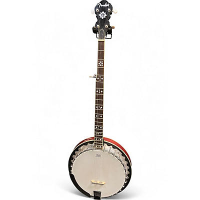 Used Fender 5 STRING BANJO Natural Banjo