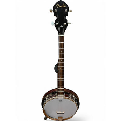 Used Fender 5 String Banjo Natural Banjo