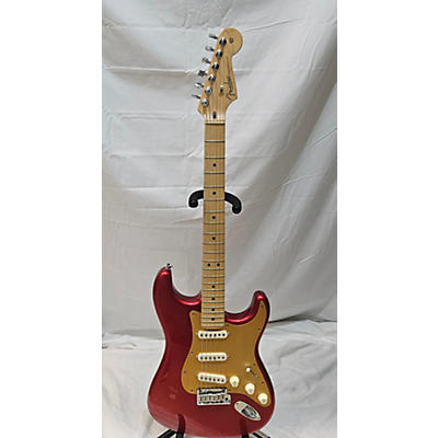 Fender Used Fender 50th Anniversary American Stratocaster Candy Apple Red Metallic Solid Body Electric Guitar