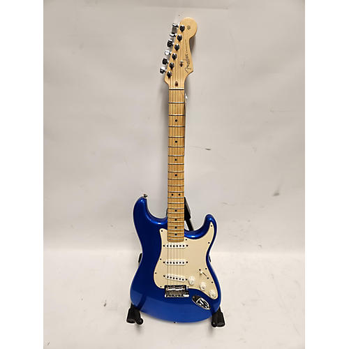 Fender Used Fender 50th Anniversary American Stratocaster Chrome Blue Solid Body Electric Guitar Chrome Blue