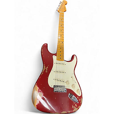 Used Fender 56 CUSTOM SHOP STRAT Crimson Red Burst Solid Body Electric Guitar