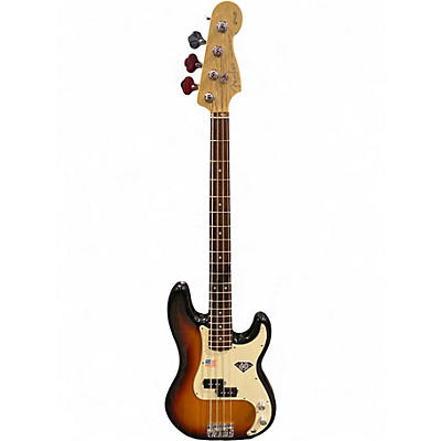 Used Fender 60TH ANNIVERSARY AMERICAN PRECISION BASS 3 Tone Sunburst Electric Bass Guitar