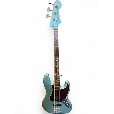 Used Fender 60TH ANNIVERSARY JAZZ BASS FIREMIST SILVER                 Electric Bass Guitar