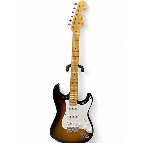 Used Fender 60th Anniversary 1954 American Vintage Stratocaster 2 Color Sunburst Solid Body Electric Guitar 2 Color Sunburst