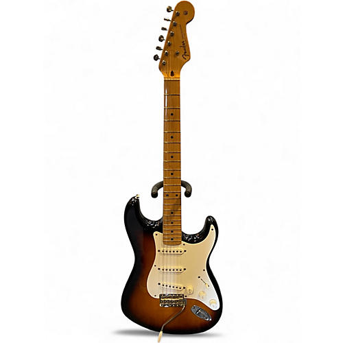 Used Fender 60th Anniversary 1954 American Vintage Stratocaster 2 Tone Sunburst Solid Body Electric Guitar 2 Tone Sunburst