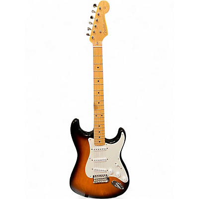 Used Fender 60th Anniversary 1954 American Vintage Stratocaster 2 Tone Sunburst Solid Body Electric Guitar