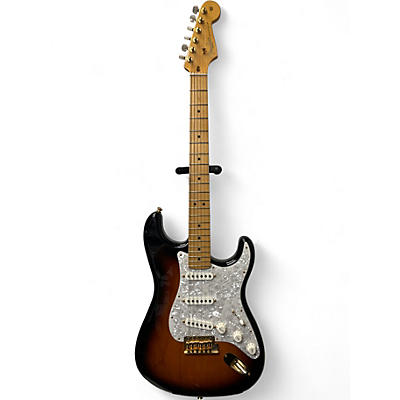 Used Fender 60th Anniversary American Standard Stratocaster 2 Tone Sunburst Solid Body Electric Guitar