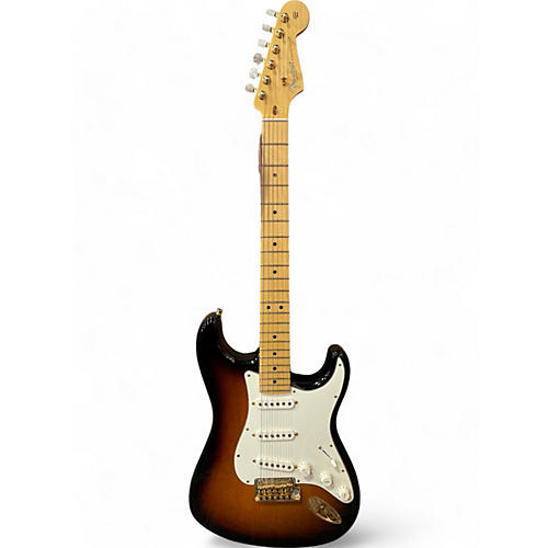 Fender Used Fender 60th Anniversary Commemorative American Standard Stratocaster 2 Color Sunburst Solid Body Electric Guitar 2 Color Sunburst