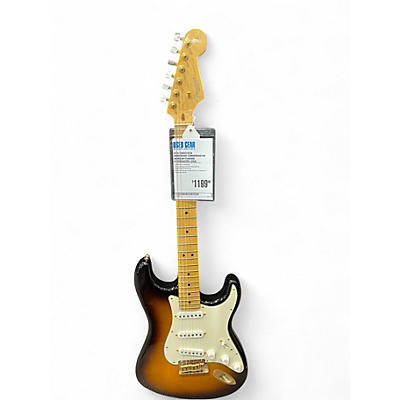 Used Fender 60th Anniversary Commemorative American Standard Stratocaster 2 Color Sunburst Solid Body Electric Guitar