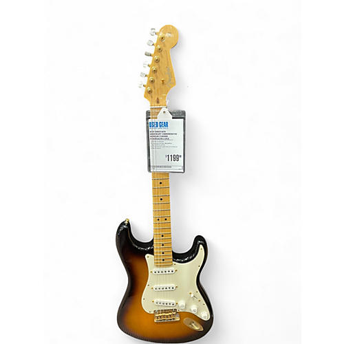 Used Fender 60th Anniversary Commemorative American Standard Stratocaster 2 Color Sunburst Solid Body Electric Guitar 2 Color Sunburst