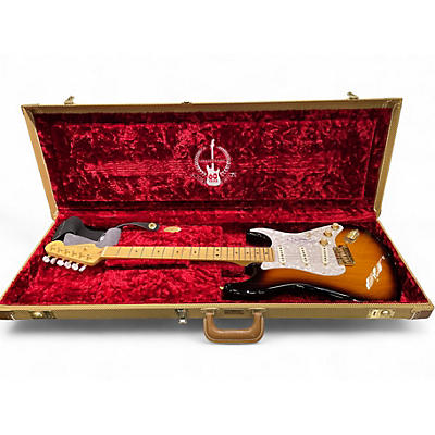 Used Fender 60th Anniversary Commemorative American Standard Stratocaster 2 Color Sunburst Solid Body Electric Guitar