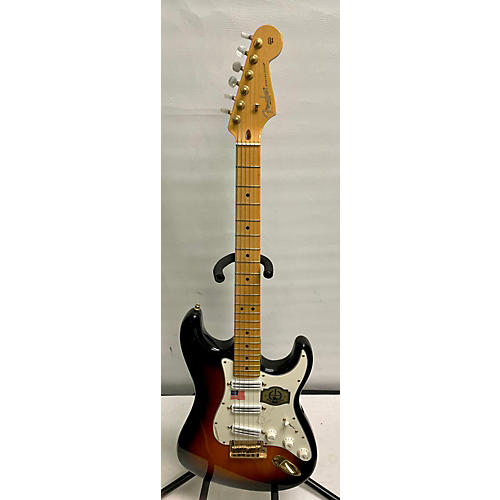 Fender Used Fender 60th Anniversary Commemorative American Standard Stratocaster W/hotrails Sunburst Solid Body Electric Guitar Sunburst