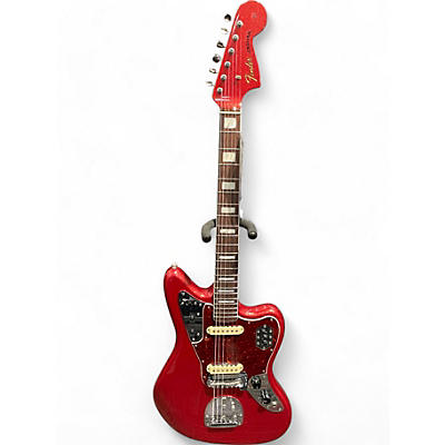 Fender Used Fender 60th Anniversary Jaguar Candy Apple Red Metallic Solid Body Electric Guitar