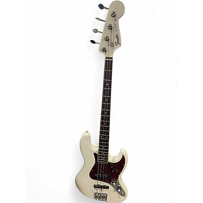 Used Fender 60th Anniversary Jazz Bass Arctic Pearl Electric Bass Guitar