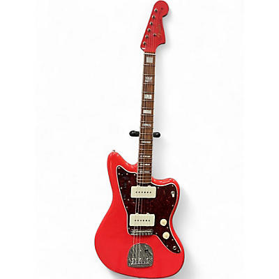 Used Fender 60th Anniversary Limited Edition Jazzmaster Fiesta Red Solid Body Electric Guitar