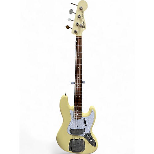 Used Fender 60th Anniversary Road Worn Jazz Bass Refinished Olympic White Electric Bass Guitar Refinished Olympic White