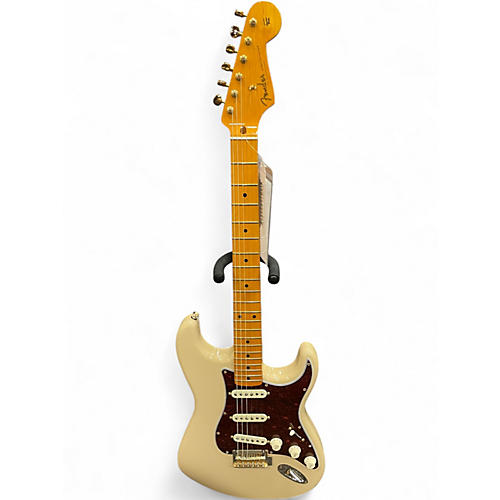 Used Fender 60th Anniversary Stratocaster GOLD AND TAN Solid Body Electric Guitar GOLD AND TAN