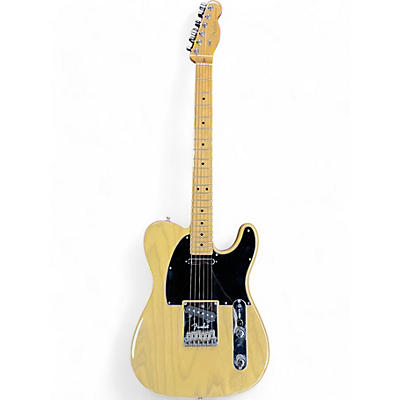 Used Fender 60th Anniversary Telecaster Maple Neck Black Guard Blonde Solid Body Electric Guitar