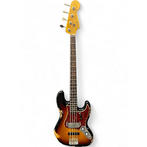 Used Fender 61 JBASS HREL SUNBURST Electric Bass Guitar SUNBURST