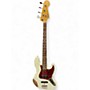 Used Fender 61 Jazz Bass Heavy Relic Olympic White Electric Bass Guitar Olympic White