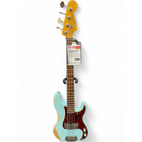 Used Fender 63 Precision Bass JRN Blue Electric Bass Guitar Blue