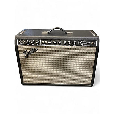 Used Fender '64 Custom Deluxe Reverb 20W 1x12  Hand Wired Tube Guitar Combo Amp