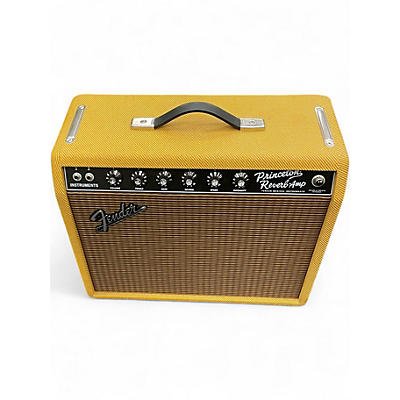 Used Fender 65 Princeton Reverb 1x10 15W Tube Guitar Combo Amp