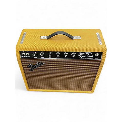 Used Fender 65 Princeton Reverb 1x10 15W Tube Guitar Combo Amp