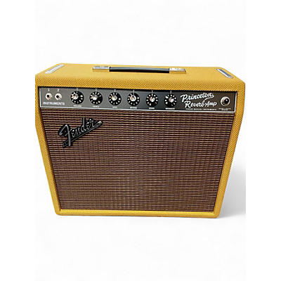 Used Fender 65 Princeton Reverb 1x10 15W Tube Guitar Combo Amp