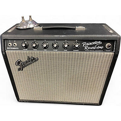 Used Fender 65 Princeton Reverb 1x10 15W Tube Guitar Combo Amp