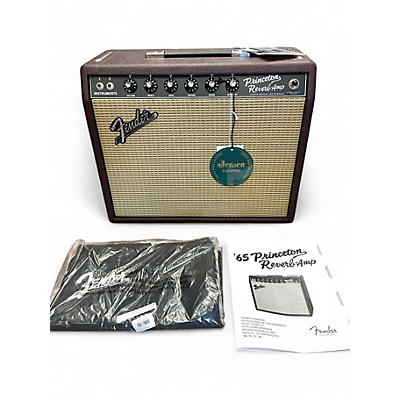 Used Fender 65 Princeton Reverb 1x10 15W Tube Guitar Combo Amp