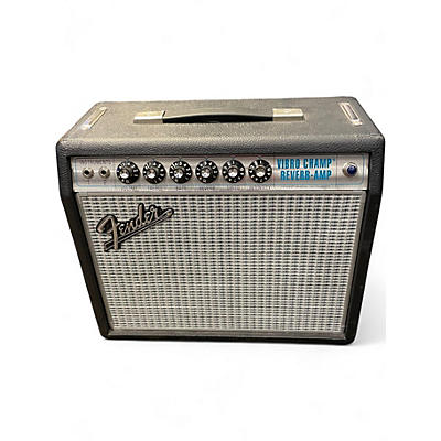Used Fender 68 CUSTOM VIBRO CHAMP REVERB Tube Guitar Combo Amp