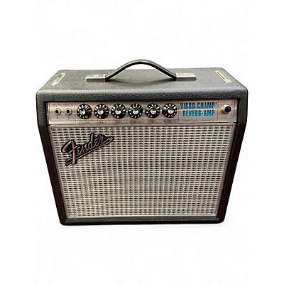 Used Fender 68' Custom Pro Vibro Champ Reverb 5W Tube Guitar Combo Amp
