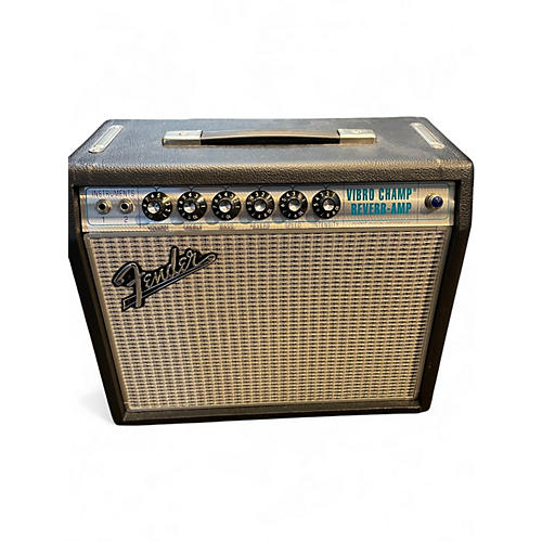 Used Fender '68 Custom Vibro Champ Reverb Tube Guitar Combo Amp