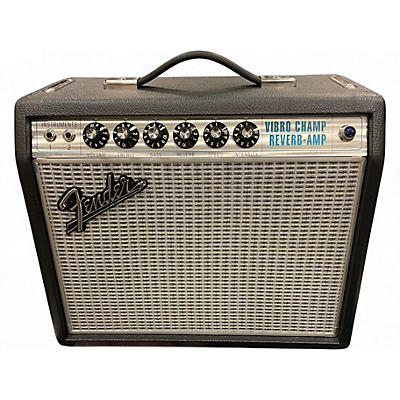 Used Fender '68 Custom Vibro Champ Reverb Tube Guitar Combo Amp