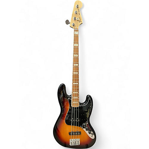 Used Fender 70S JAZZ BASS 2 Tone Sunburst Electric Bass Guitar 2 Tone Sunburst
