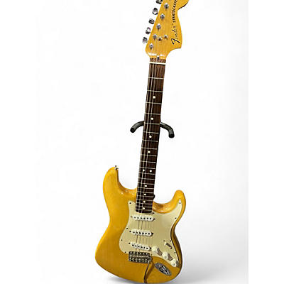 Used Fender 70S PLAYER STRAT Natural Solid Body Electric Guitar