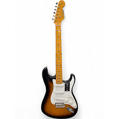 Used Fender 70TH 1954 STRATOCASTER 2 Tone Sunburst Solid Body Electric Guitar